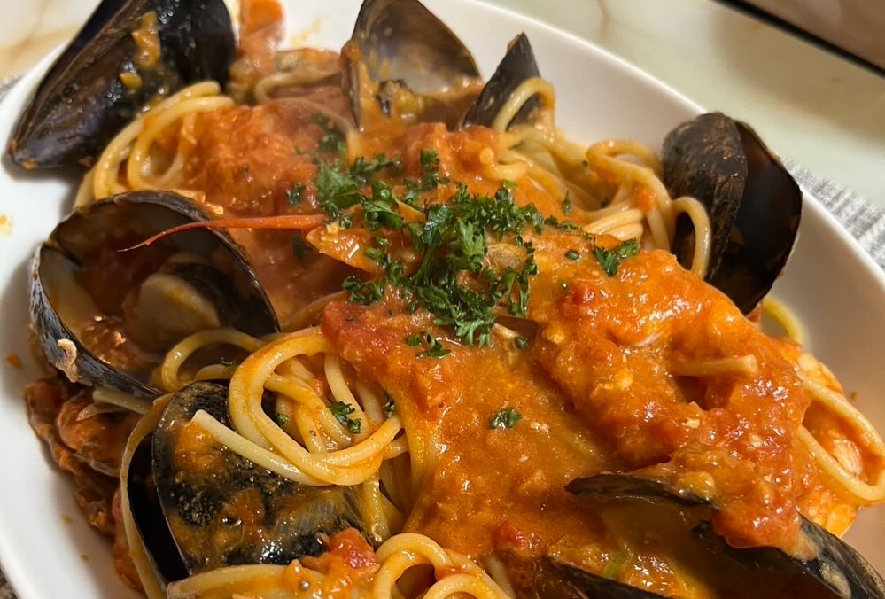 魚介のパスタ